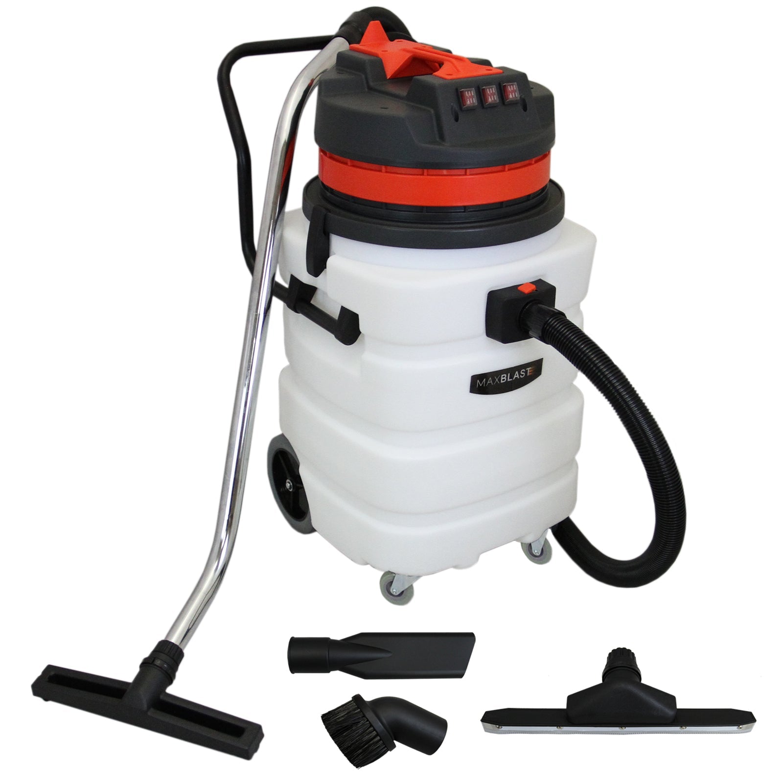 Gutter Vacuum Pole Kit with 90 L Wet/Dry Vacuum