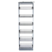 KuKoo Pull-Out Soft-Close Kitchen Larder Cabinet, 46 cm Depth x 170–195 cm Height