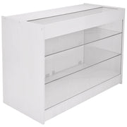 Mars Brilliant White Shop Counter and Retail Display Set