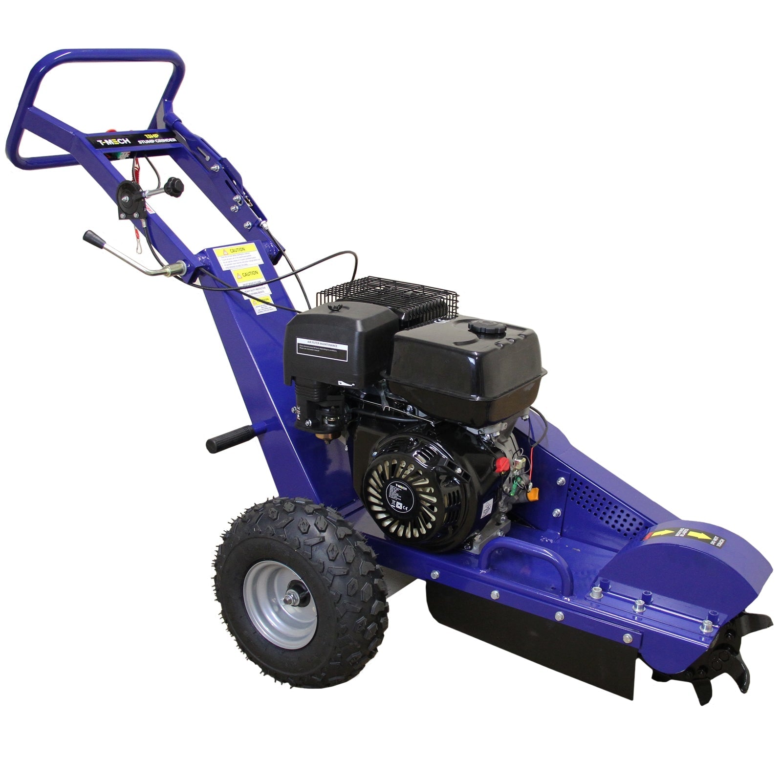 T-Mech 7-Ton Log Splitter (520 mm) and T-Mech 13 HP Stump Grinder