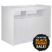 B1200 Retail Shop Counter – Brilliant White Finish