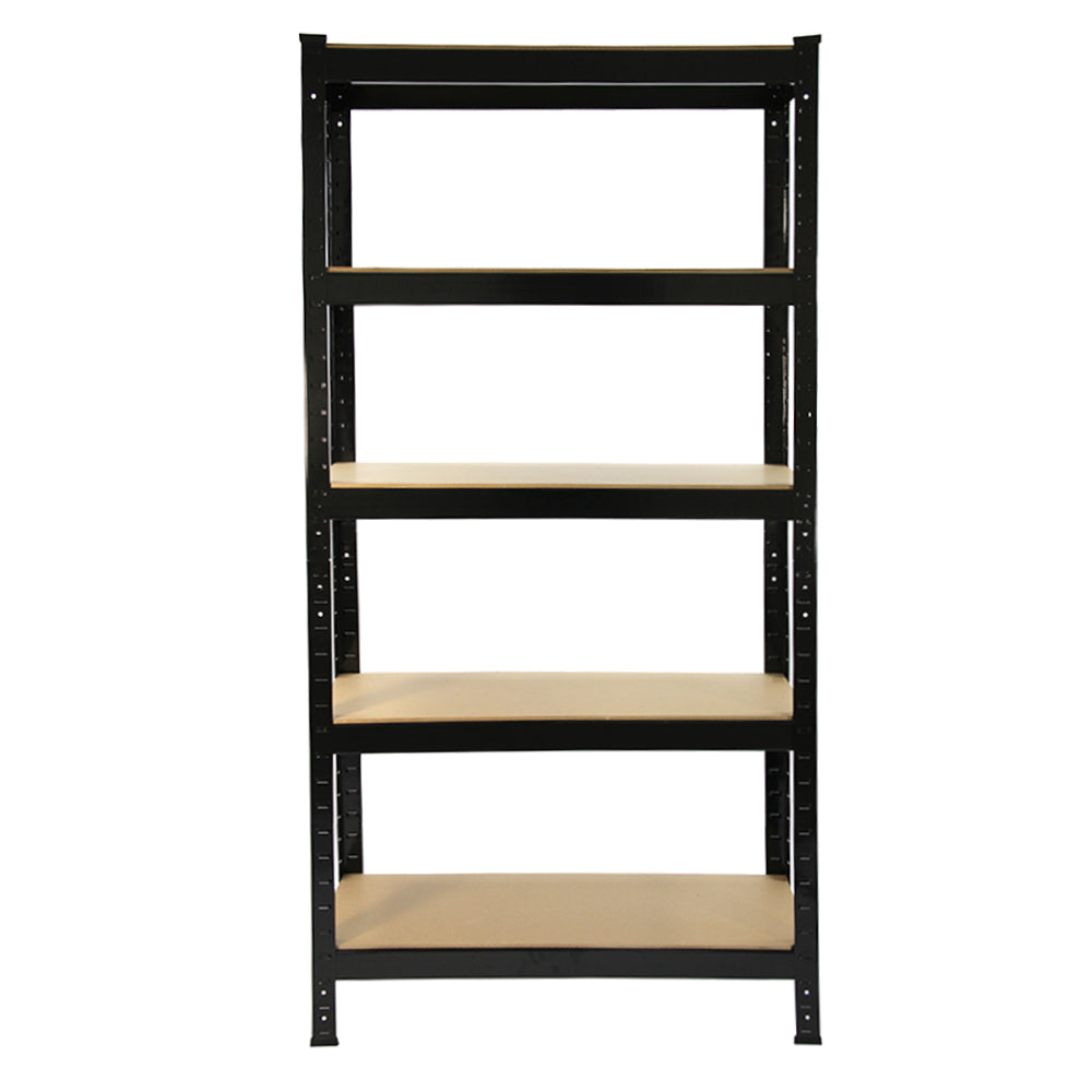 5 x T-RAX Black Metal Racking Units, 75 cm W x 150 cm H x 30 cm D