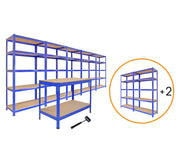 Boltless 5-Tier Garage Shelves Bundle – Junk Eater