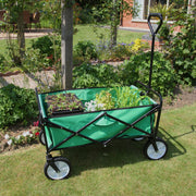Foldable Garden Cart - Green