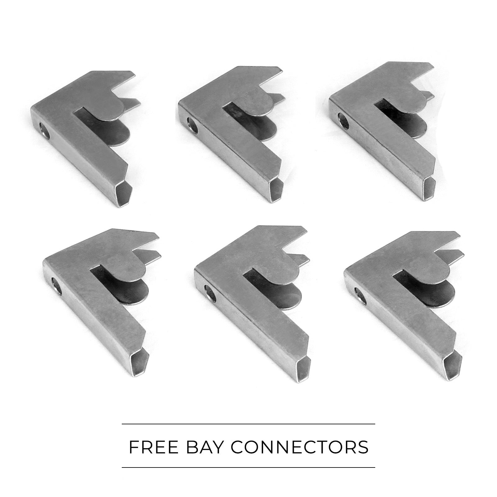 Three-Pack E-Rax Galvanised Racking Units