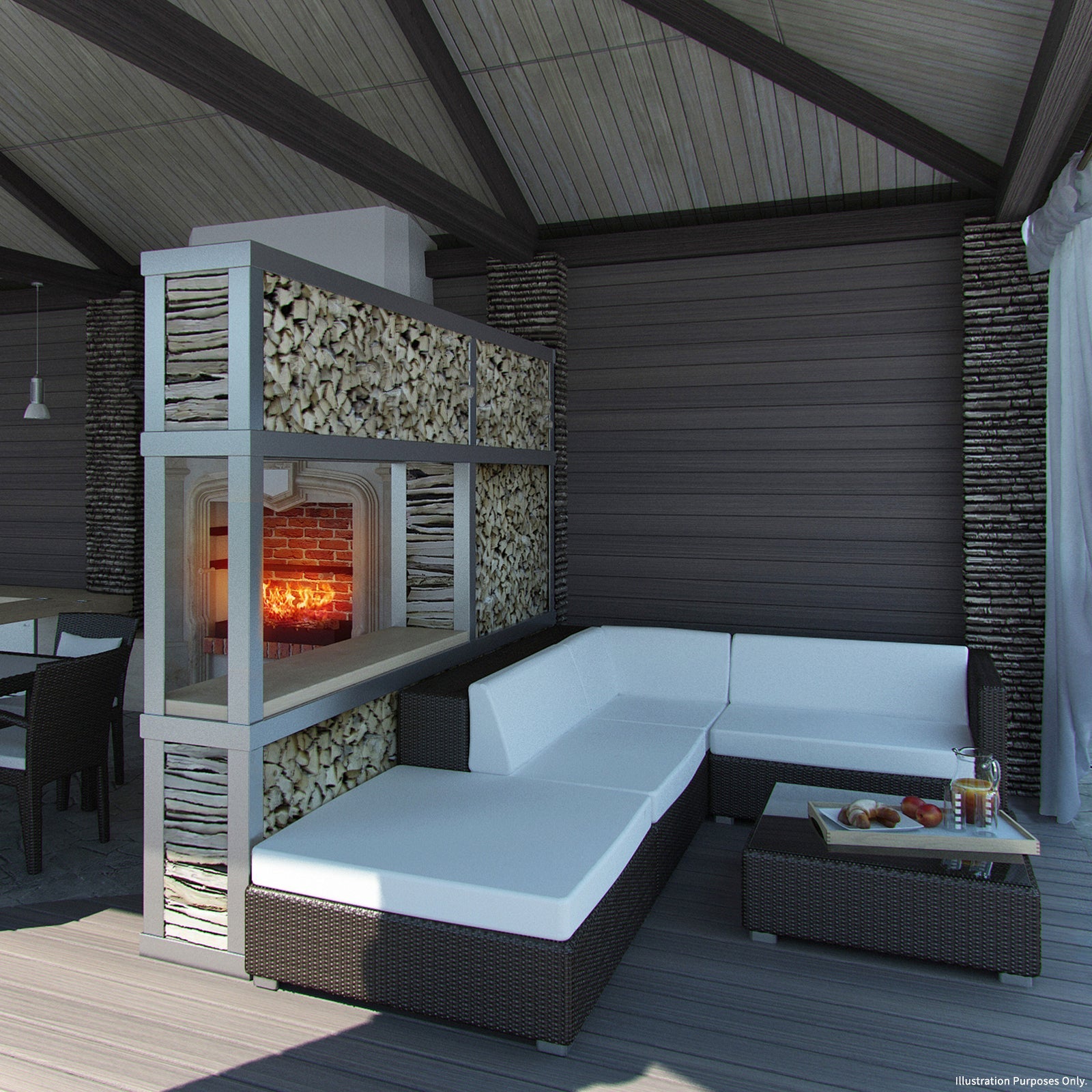 Jardí Composite Decking - 9 m² - Castle Grey