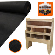 11m² Black Van Lining and VW Transporter Racking Unit
