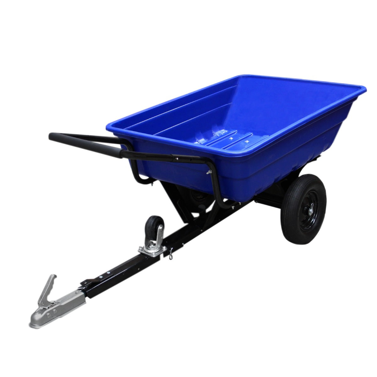ATV Tipping Trailer with Pneumatic Tyres and 6.5 HP Wood Chipper