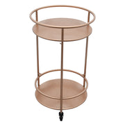 Small Rose Gold Bar Cart | Drinks Trolley