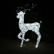 Large Light-Up Reindeer Statue
