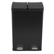 60L Dual-Pedal Bin – Black
