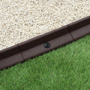 Flexible Brown Lawn Edging, 1.2 m x 30 m