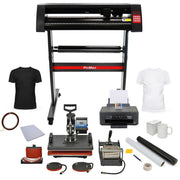PixMax Da Vinci 5-in-1 Bundle: Heat Press, Vinyl Cutter, and Printer