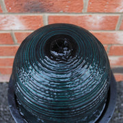 Round Ball Solar-Powered Outdoor Water Feature