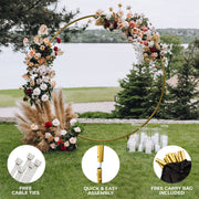 Gold Wedding Moongate Arch, 200 cm