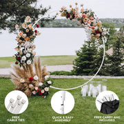 White Wedding Moongate Arch - 200 cm
