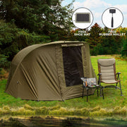 Two-Man Fishing Bivvy, 300 cm, with Overwrap