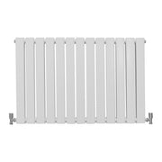 Designer Flat Panel Radiator – Gloss White Finish – 600 x 910 mm