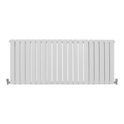 Designer Flat Panel Radiator - Gloss White, 600 x 1400 mm