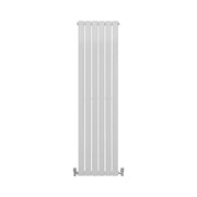 Designer Flat Panel Radiator – Gloss White – 1600mm x 420mm