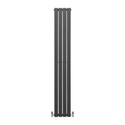 Designer Flat Panel Radiators – Anthracite Grey, 1800mm x 280mm