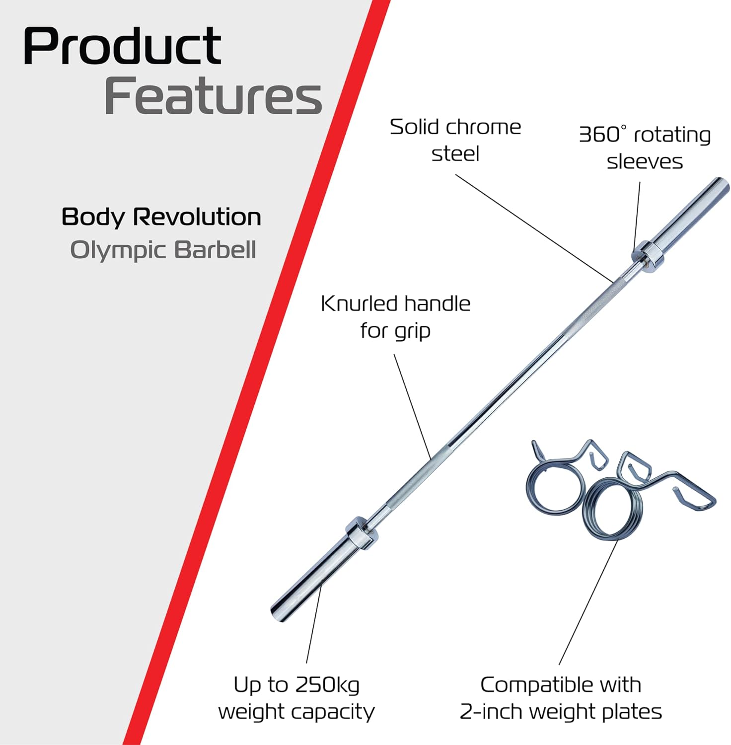 7-Foot Body Revolution Olympic Barbell