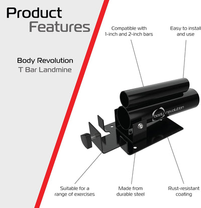 Body Revolution T-Bar Row Landmine Attachment