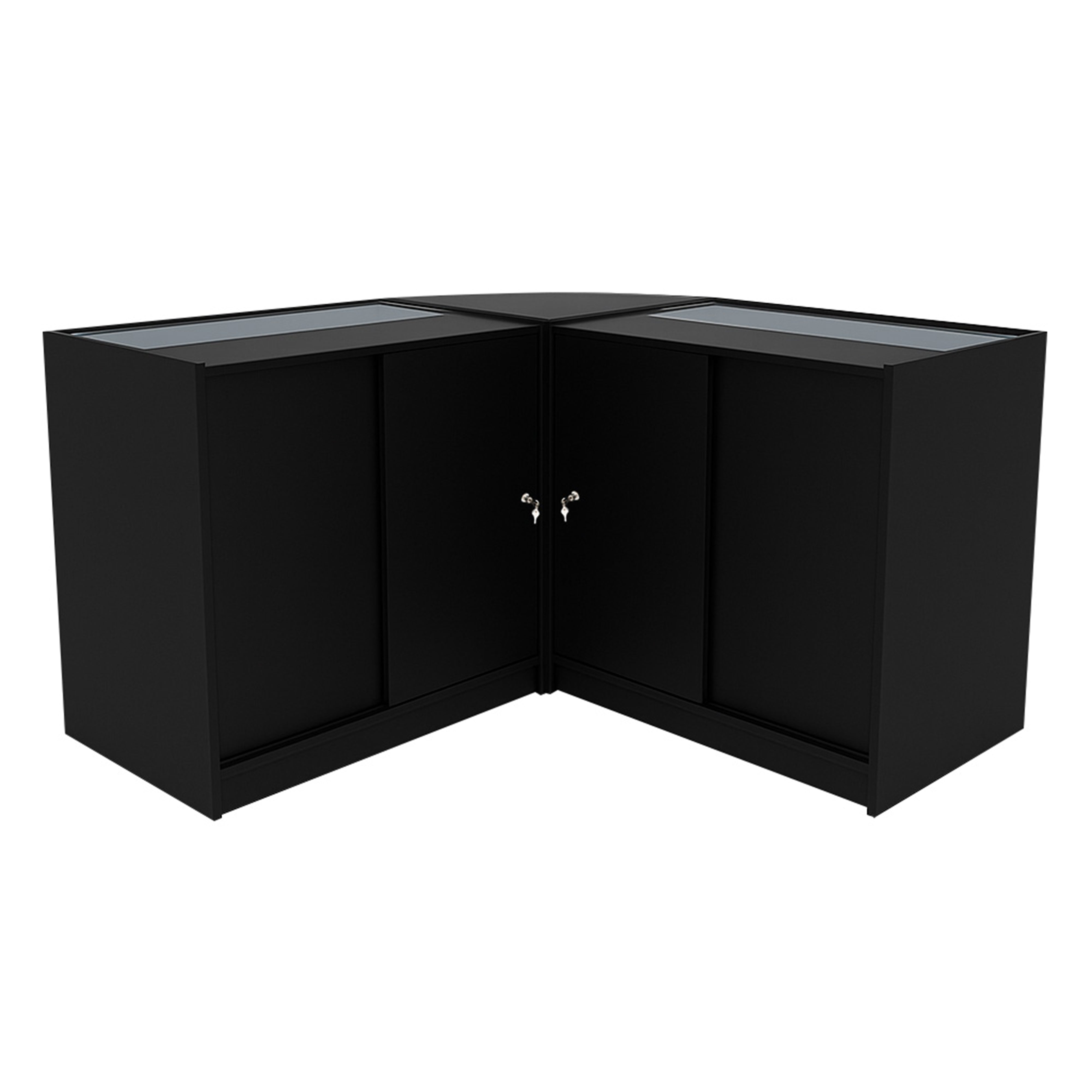 Helios LED Shop Counter Set CM60 with 2x K900 – Black