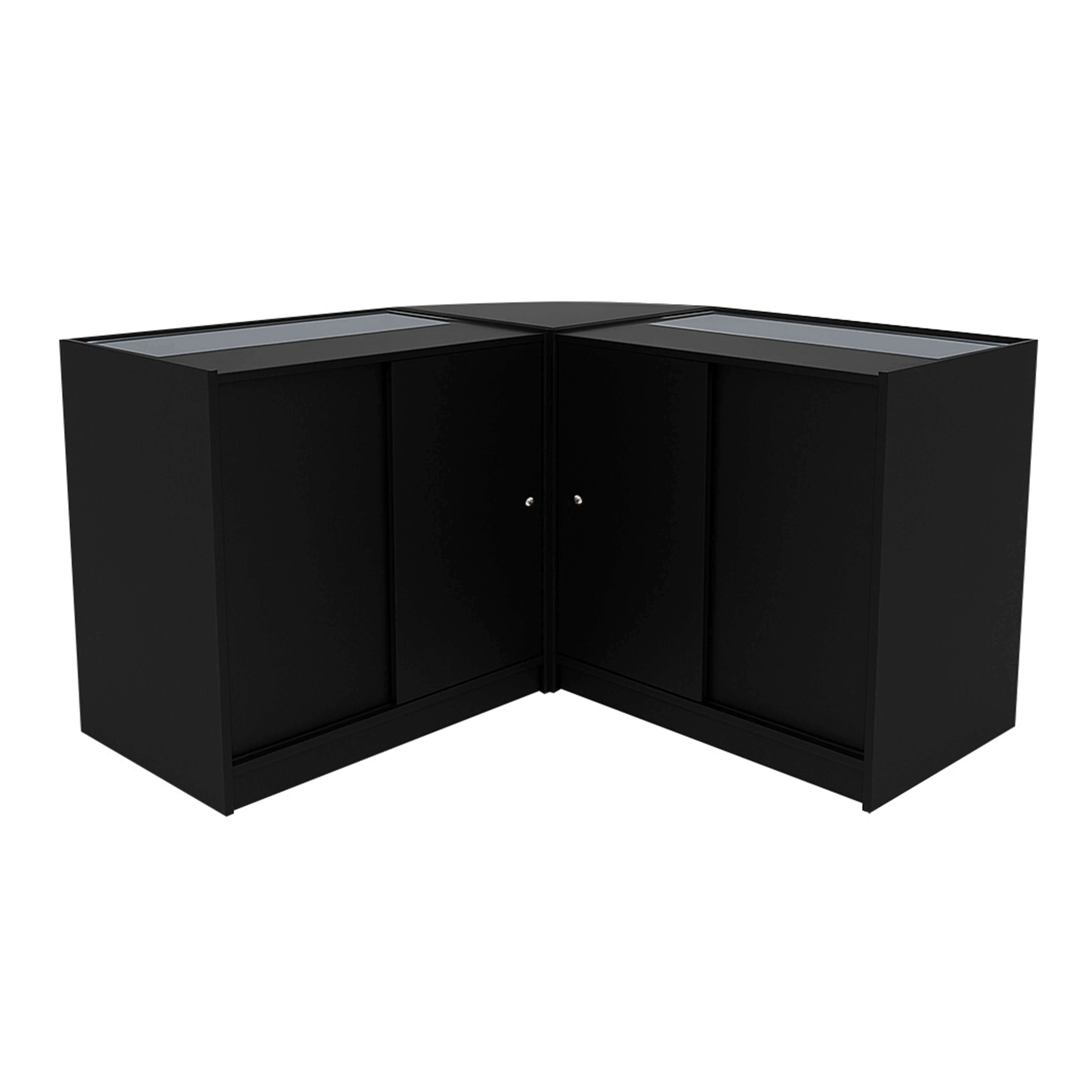 Andromeda LED Shop Counter Set LM60 + 2x C900 – Black