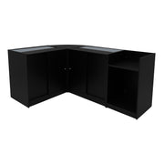 Sagittarius LED Shop Counter Set LM60, TB60, and 2 B900 Units – Black