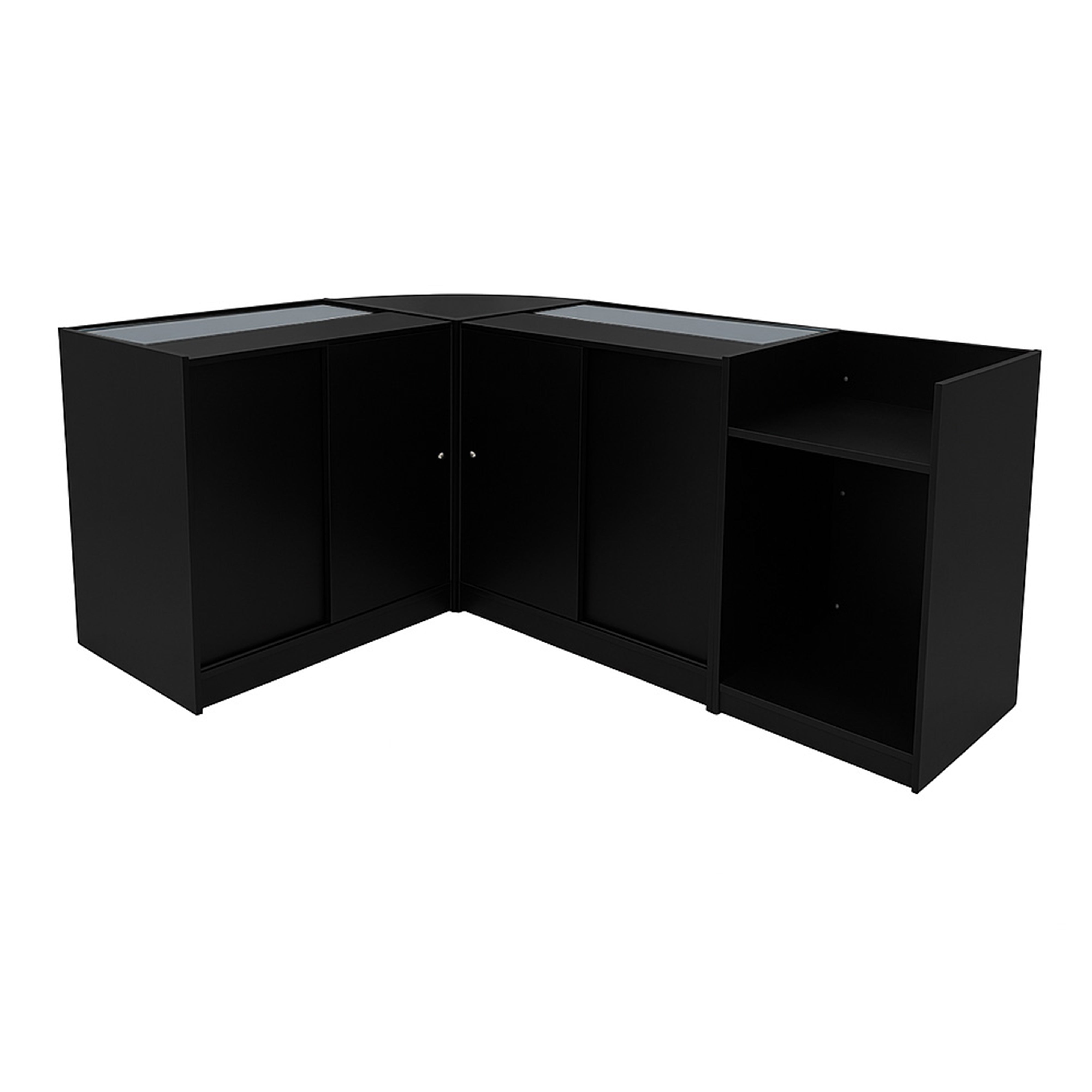 Eclipse LED Shop Counter Set with LM60, TB60 and 2x C900 – Black