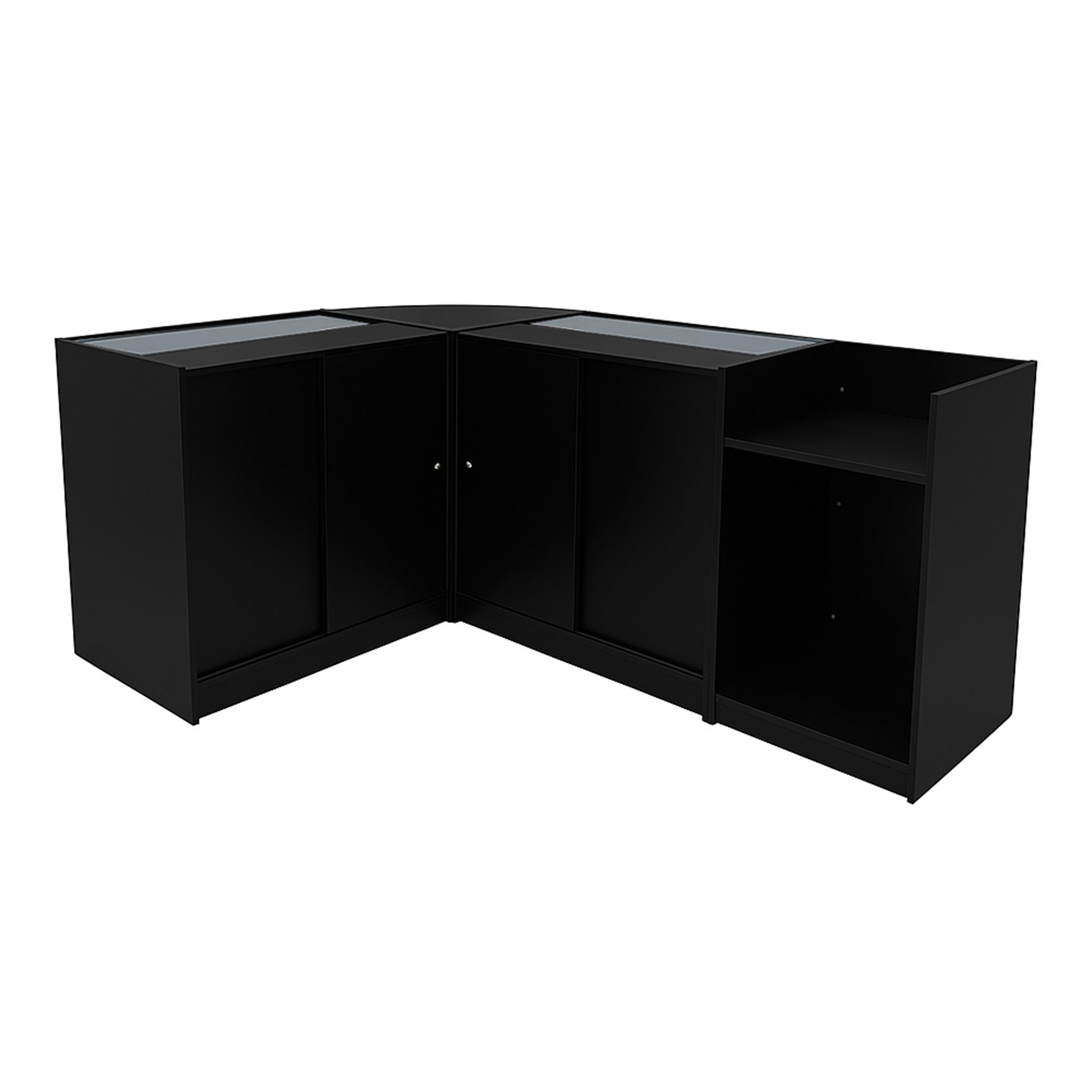 Astro LED Shop Counter Set LM60, TB60, and 2 x K900 – Black