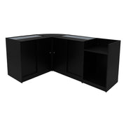 Europa LED Shop Counter Set B900, C900, TB60 and LM60 - Black