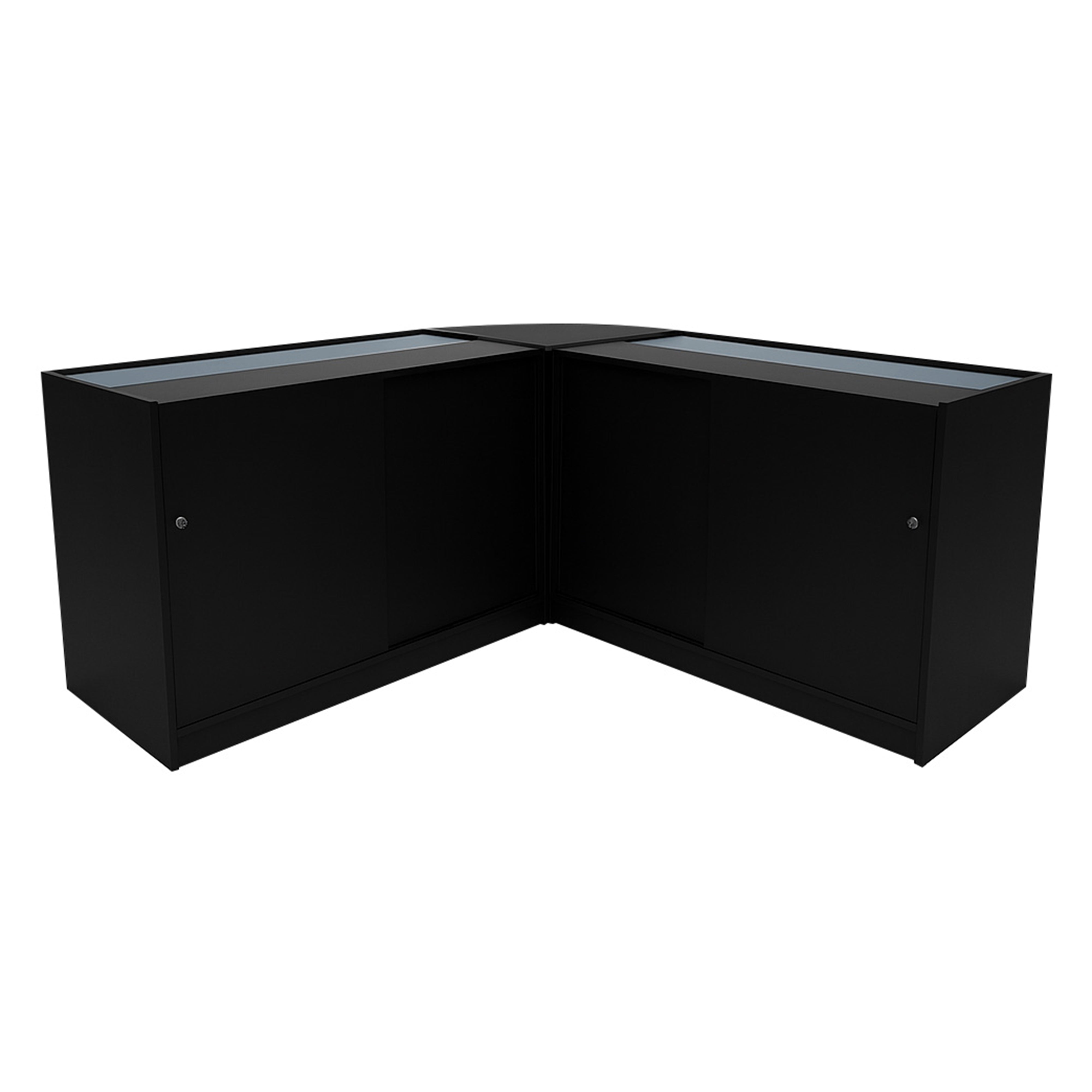 Triton LED Shop Counter Set K1200, B1200 and CM60 – Black