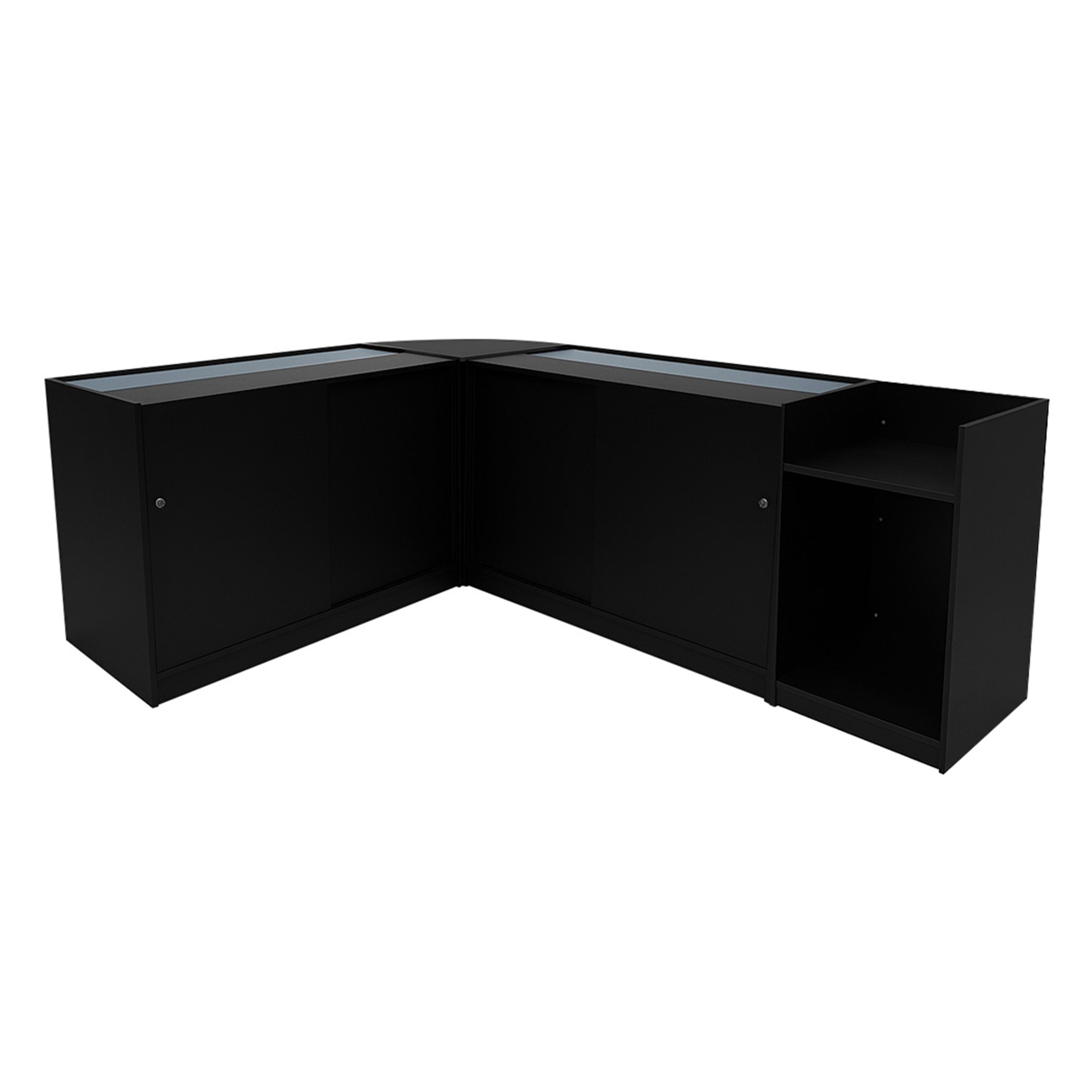 Eclipse LED Shop Counter Set LM60, TB60 and 2x C1200 – Black