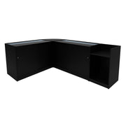 Europa LED Shop Counter Set B1200, C1200, TB60, LM60 – Black