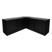 Iris LED Shop Counter Set CM60 with 2x B1500 - Black