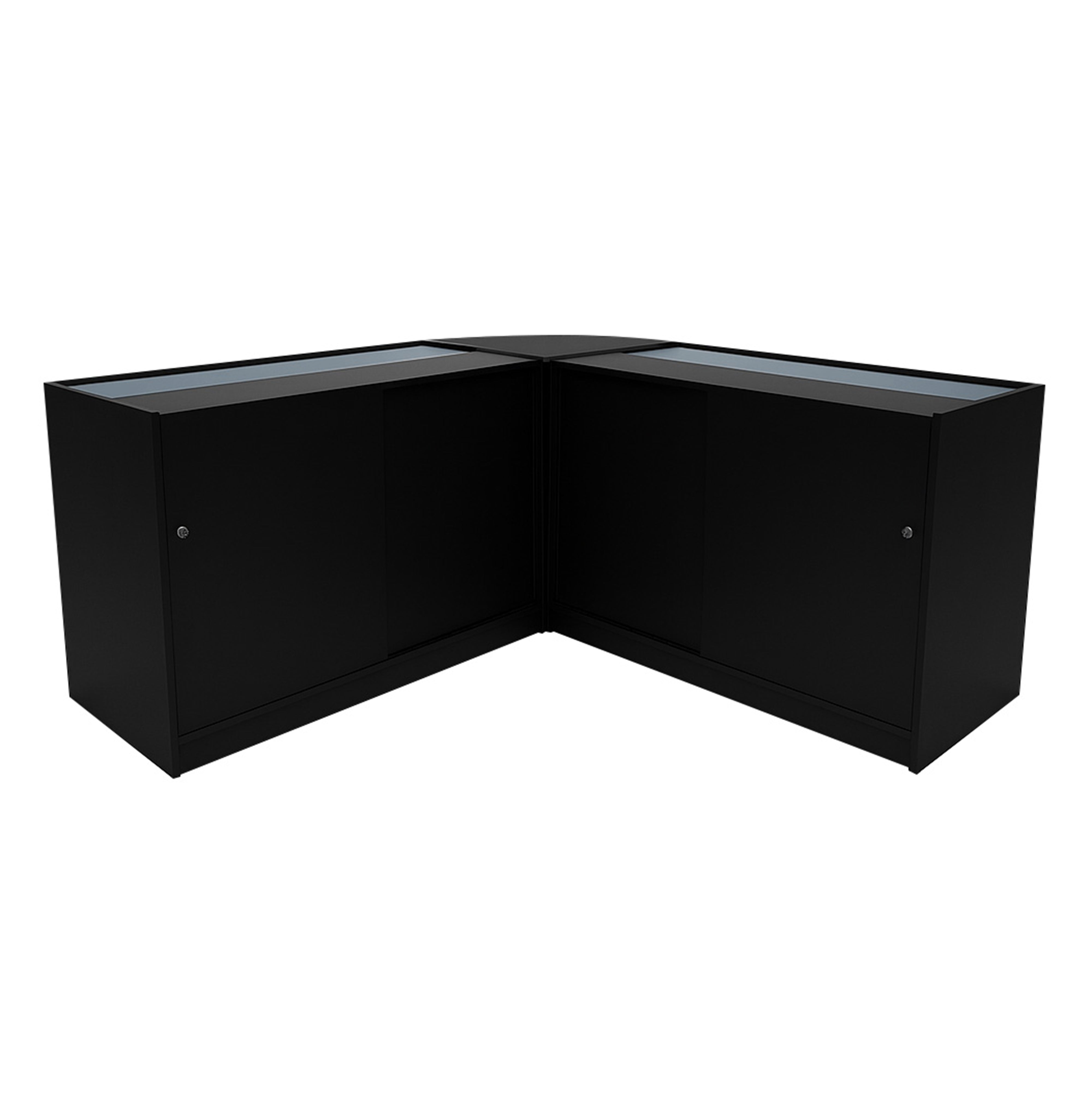 Selene LED Shop Counter Set CM60 and 2x C1500 - Black