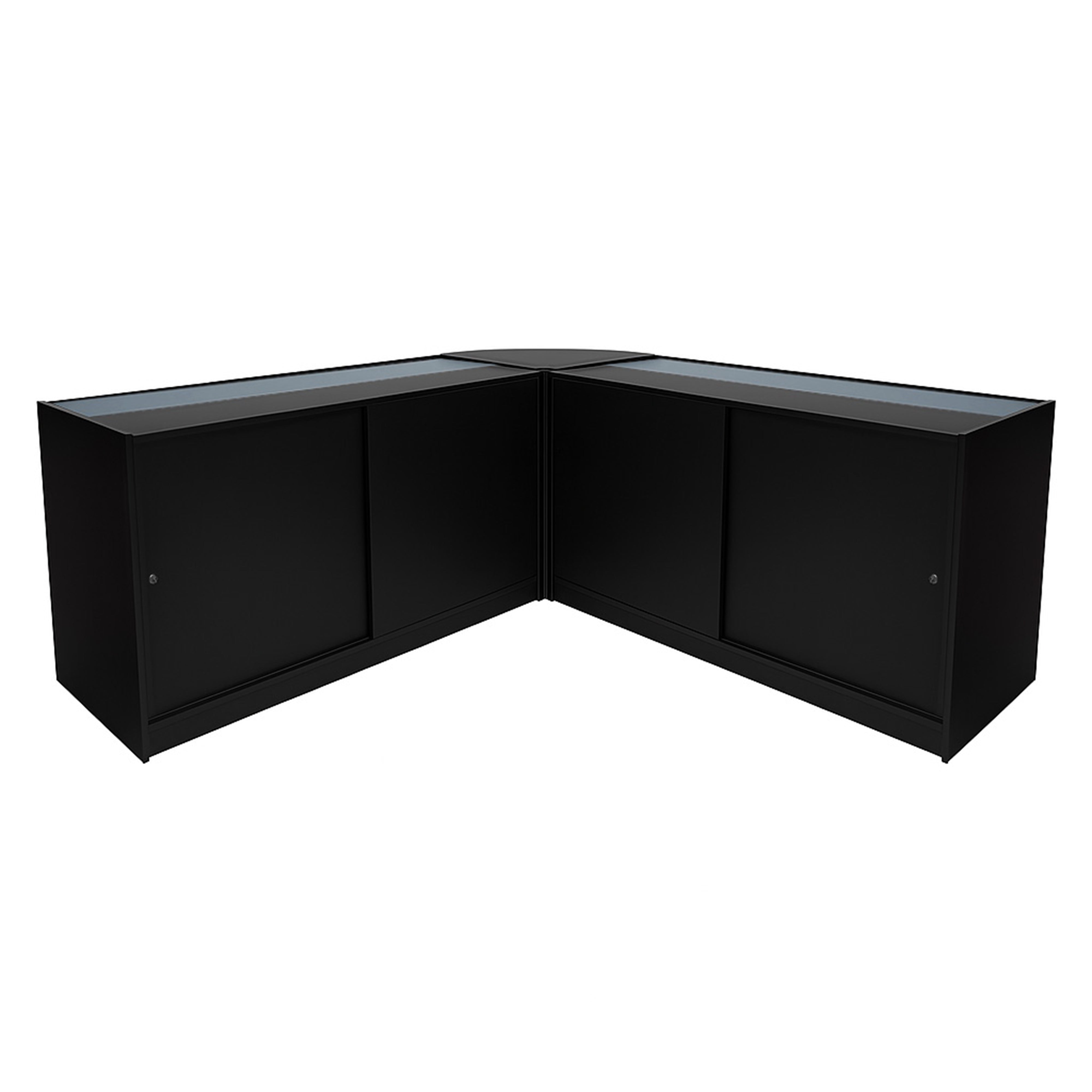Adonis LED Shop Counter Set (B1500, C1500 & CM60) – Black