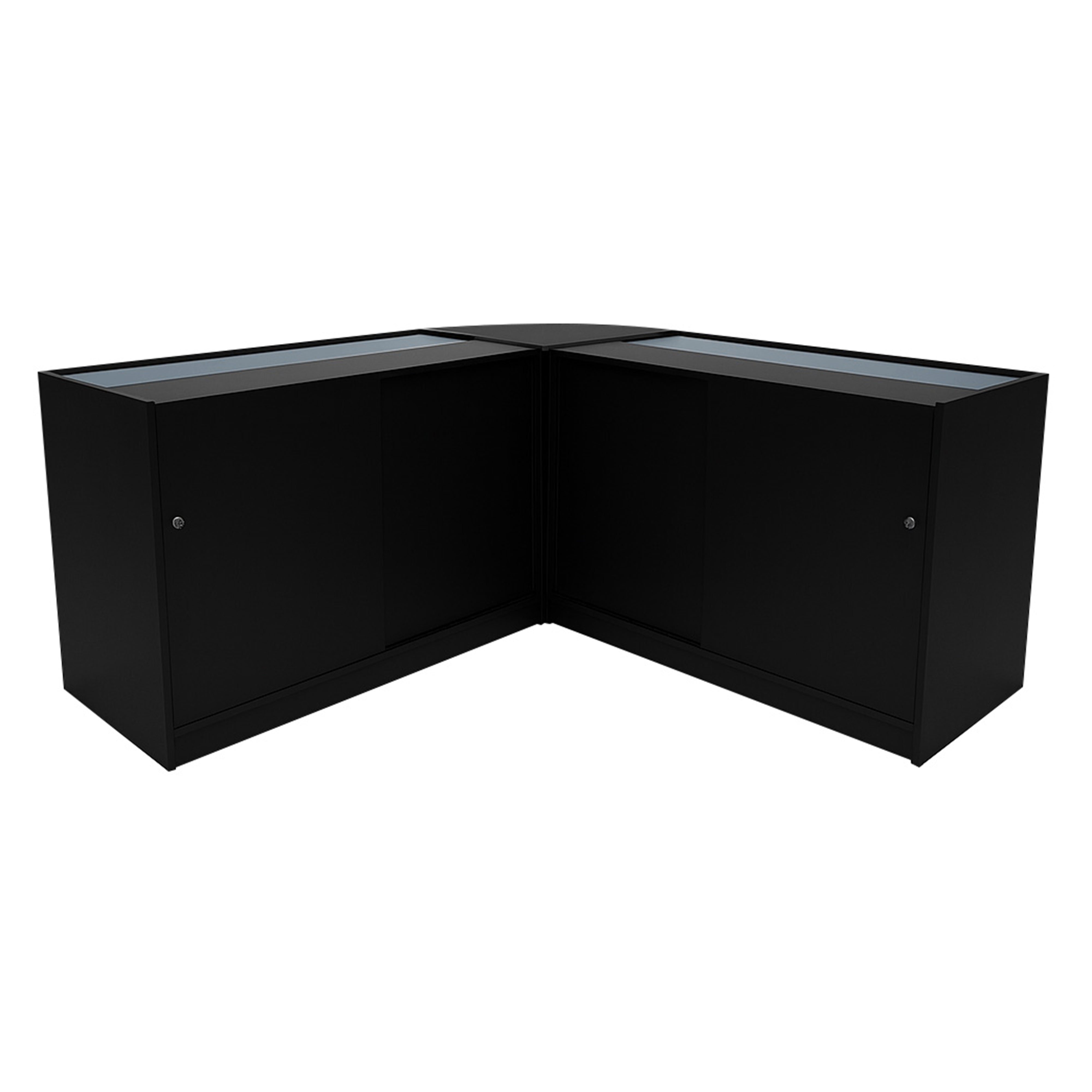 Triton LED Shop Counter Set K1500, B1500 & CM60 – Black