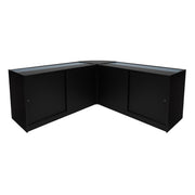 Harmonia LED Shop Counter Set B1500, C1500 and LM60 - Black