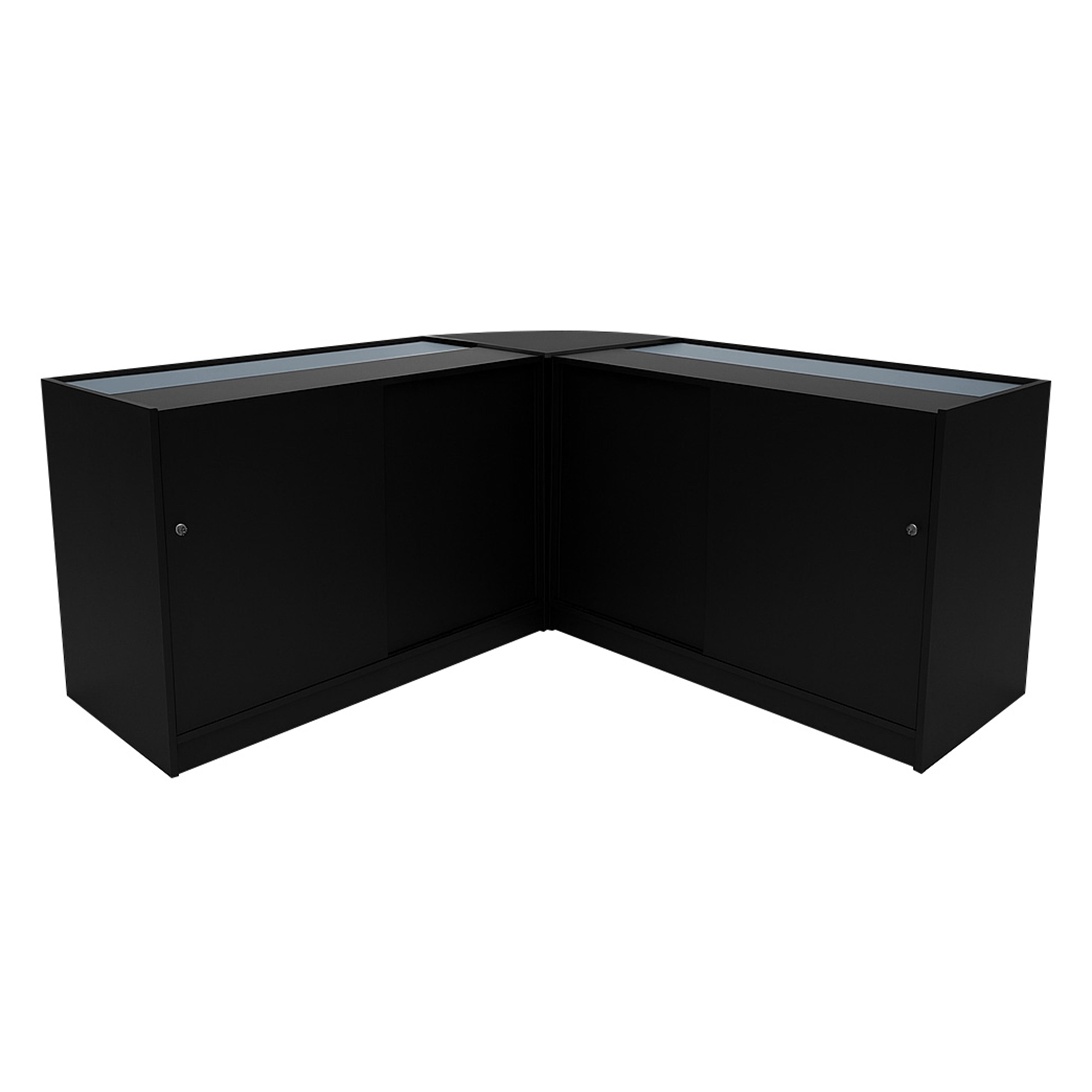 Demeter LED Shop Counter Set (K1500, B1500, LM60) – Black