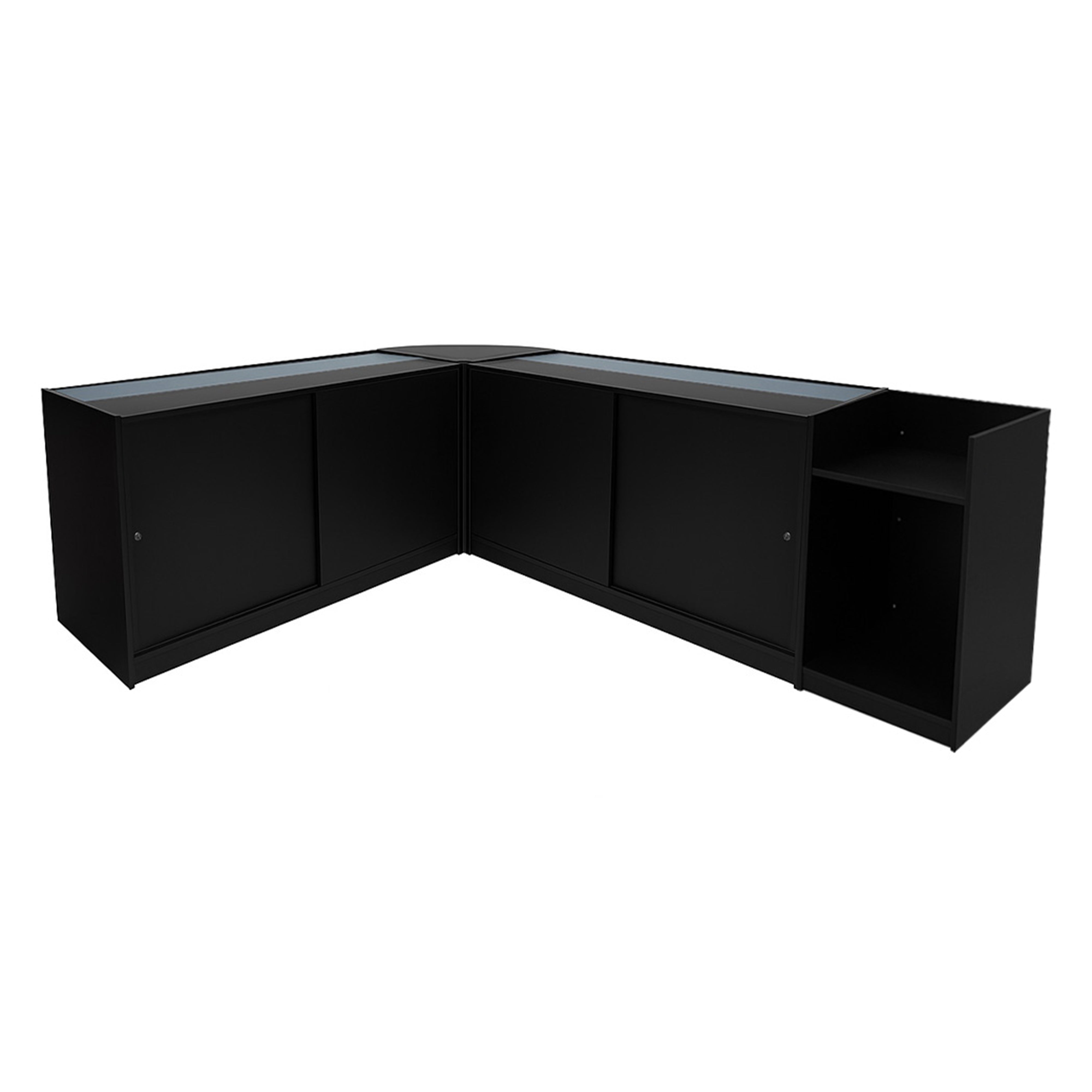 Eclipse LED Shop Counter Set LM60, TB60, and 2 x C1500 – Black