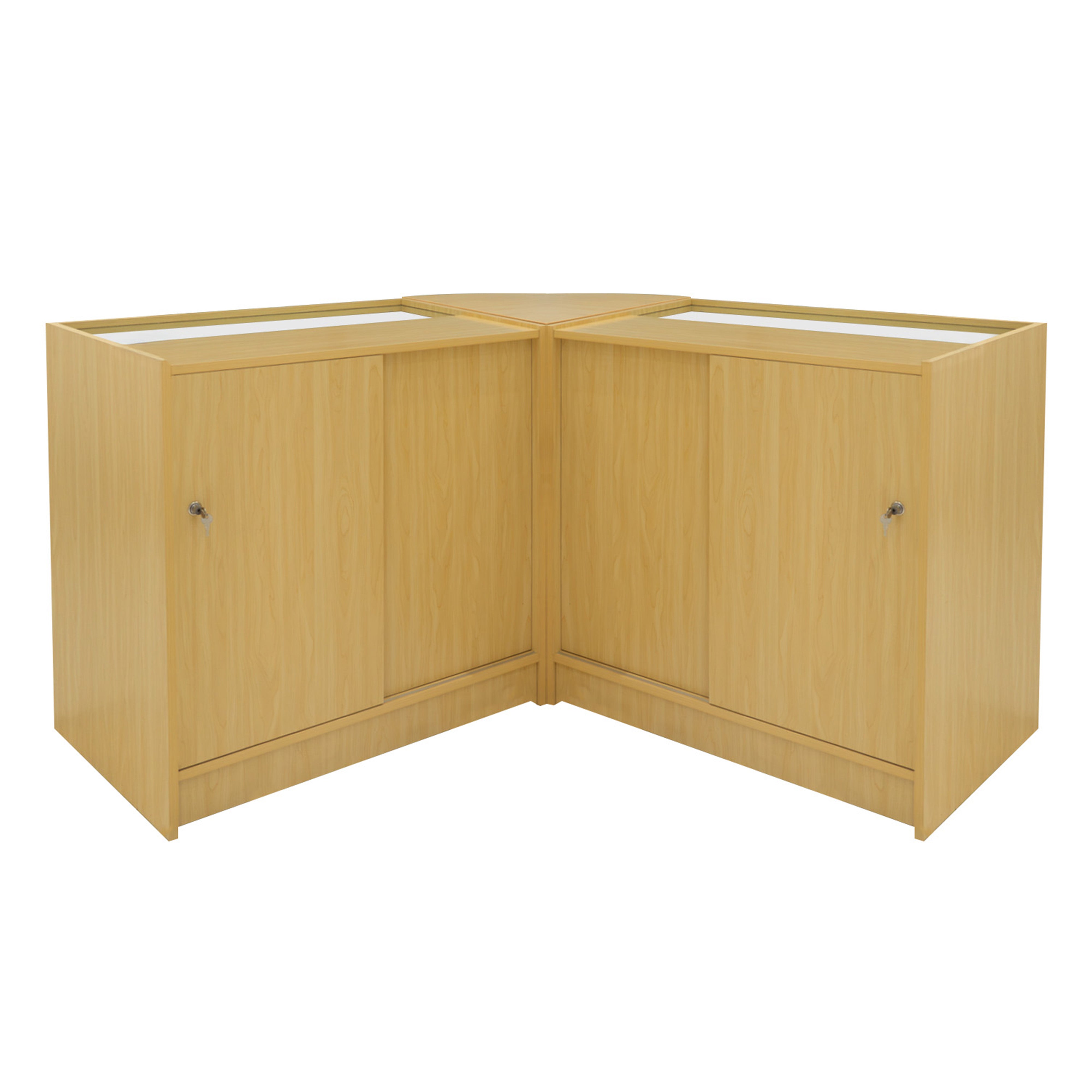 Theseus LED Shop Counter Set: LM60 and Two B900 Units – Maple Finish