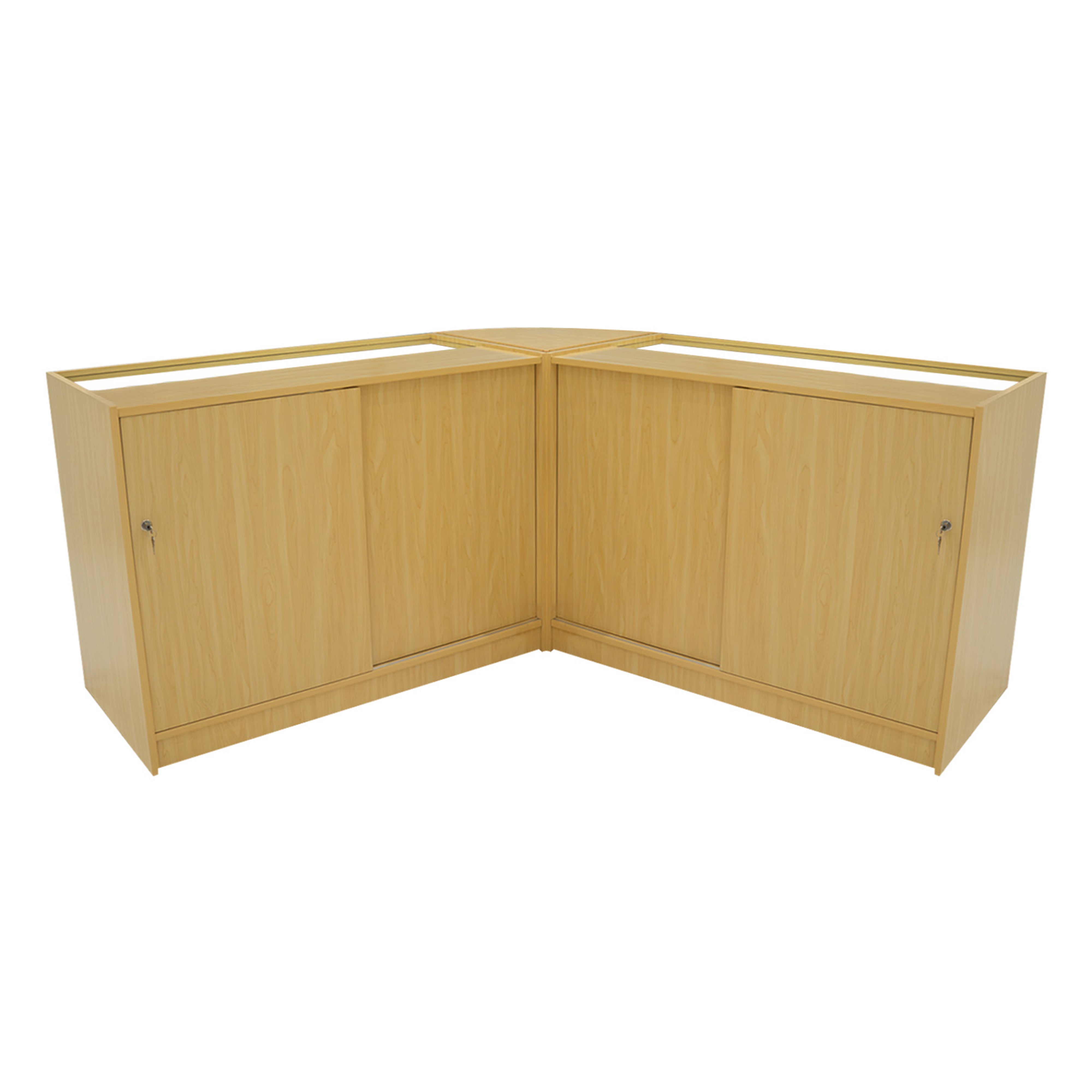 Selene LED Shop Counter Set CM60 with 2x C1200 Counters - Maple Finish