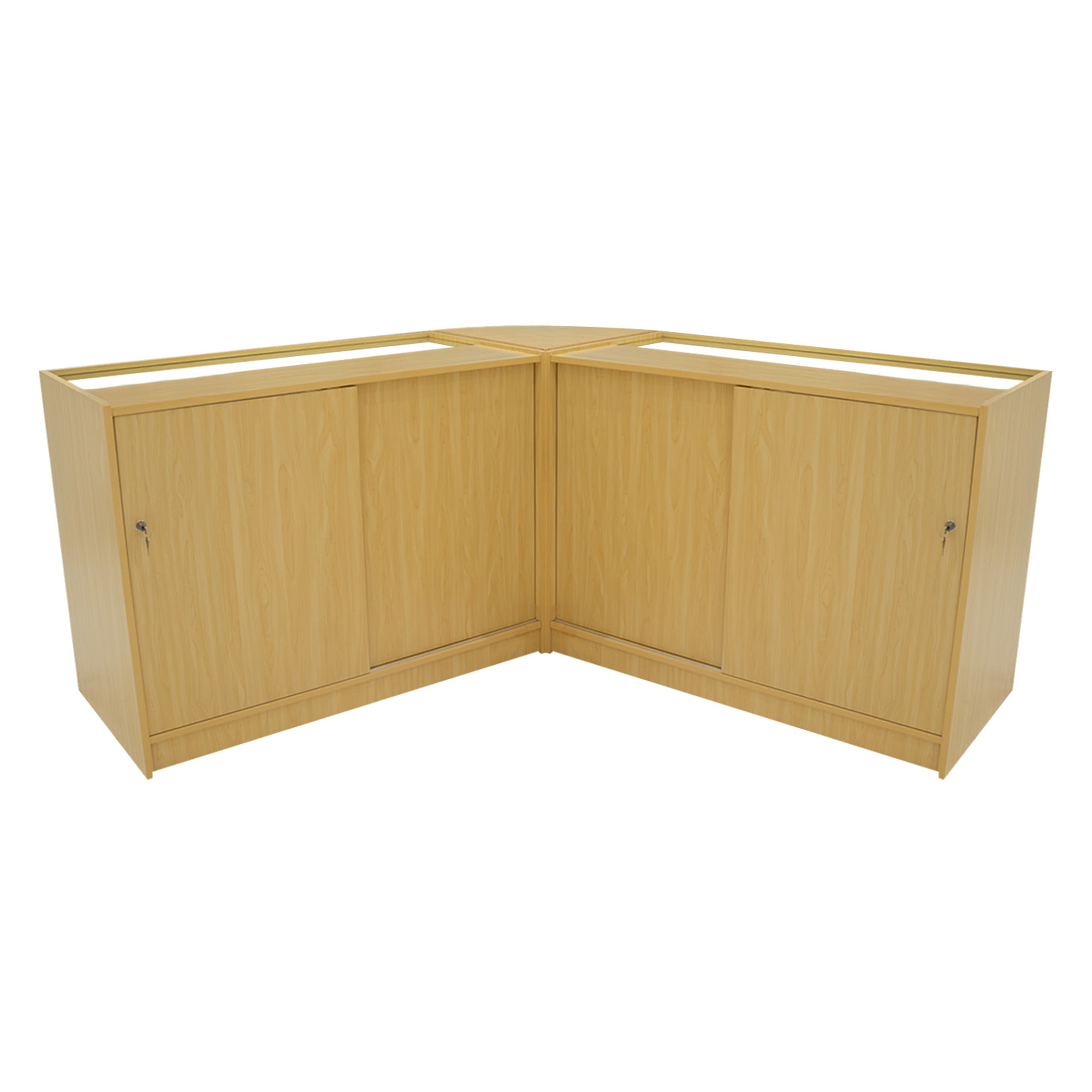 Helios LED Shop Counter Set CM60 with 2 x K1200 Modules – Maple Finish