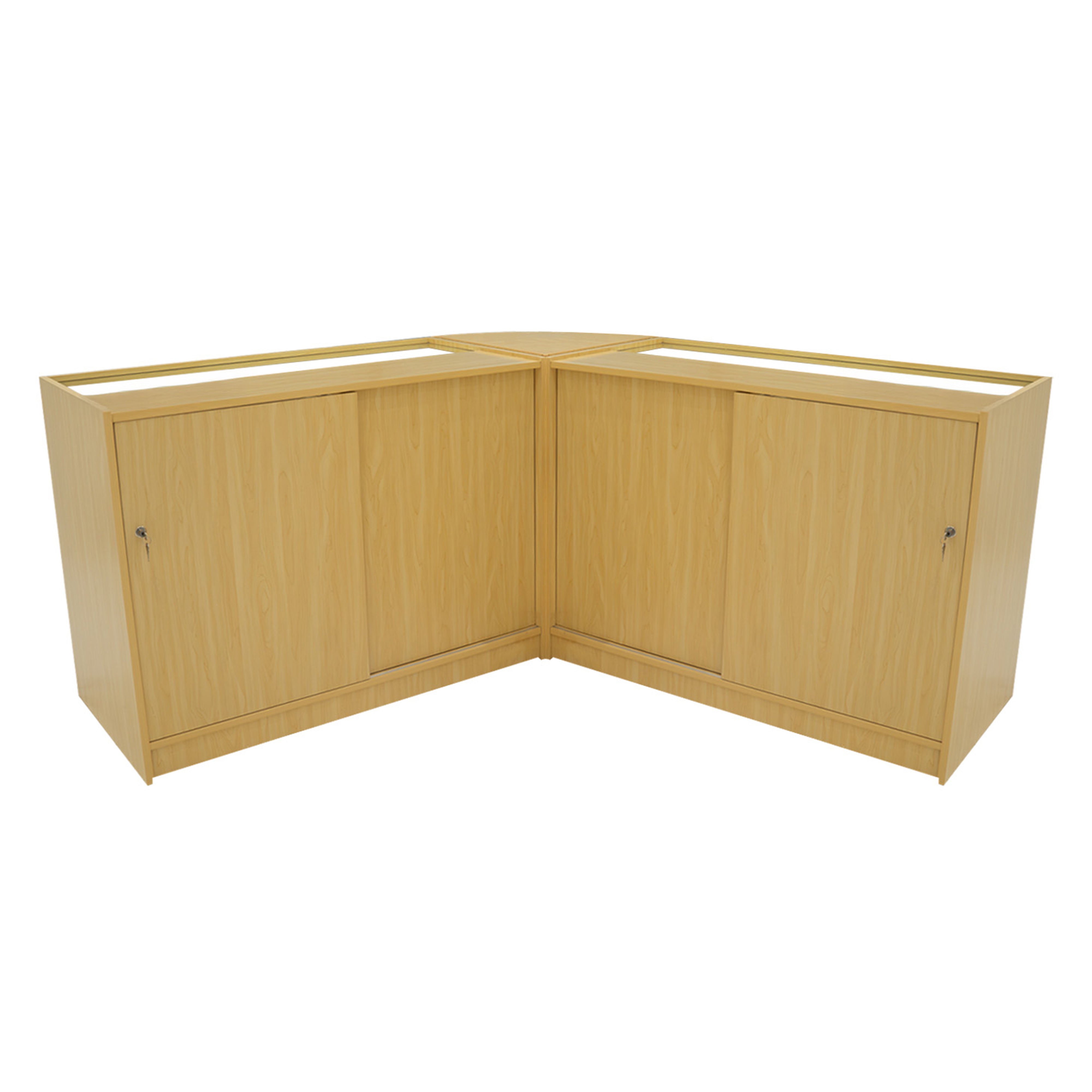 Adonis LED Shop Counter Set B1200, C1200 and CM60 – Maple Finish