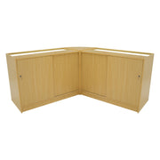 Triton LED Shop Counter Set K1200, B1200 and CM60 – Maple Finish