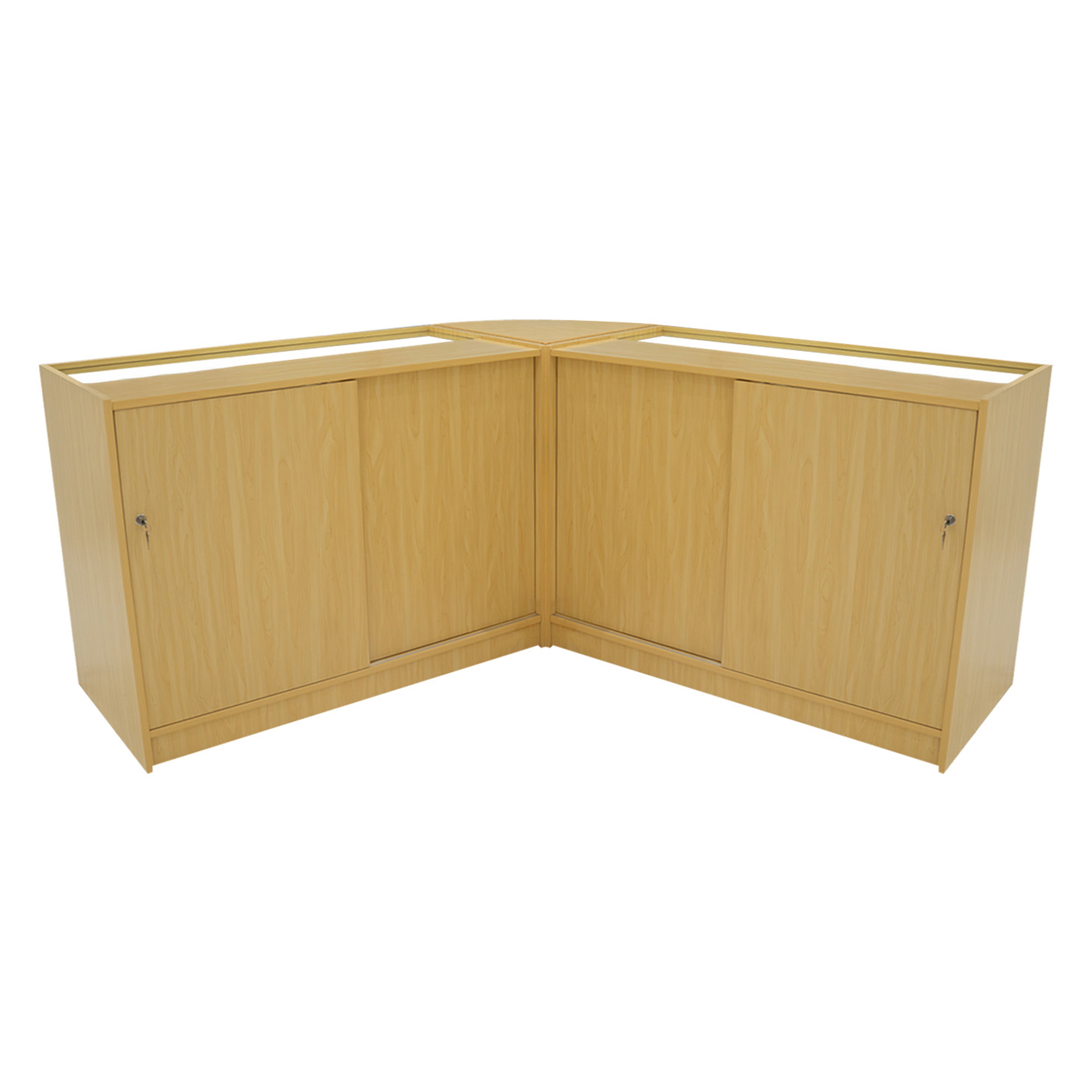 Triton LED Shop Counter Set K1200, B1200 and CM60 – Maple Finish