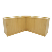 Andromeda LED Shop Counter Set with LM60 and Two C1200 Modules - Maple Finish